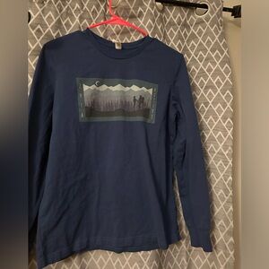 Zyia Navy Hiking Long Sleeve T